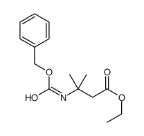 ethyl 3-(benzyloxycarbonylamino)-3-Methylbutanoate Structure