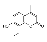 8-ethyl-7-hydroxy-4-methylchromen-2-one Structure