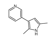 3-(2,5-dimethyl-1h-pyrrol-3-yl)pyridine结构式