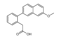 2-(7-methoxynaphthalen-2-yl)phenylacetic acid Structure