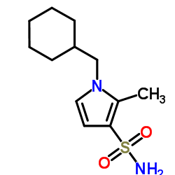 1-(Cyclohexylmethyl)-2-methyl-1H-pyrrole-3-sulfonamide picture