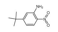 5-(叔丁基)-2-硝基苯胺结构式