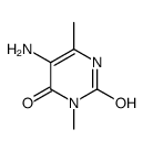 2,4(1H,3H)-Pyrimidinedione,5-amino-3,6-dimethyl- Structure