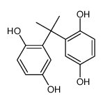 2-[2-(2,5-dihydroxyphenyl)propan-2-yl]benzene-1,4-diol结构式