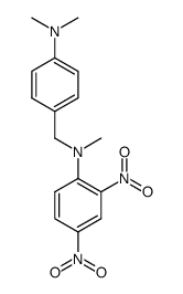 N-(4-(dimethylamino)benzyl)-N-methyl-2,4-dinitroaniline结构式
