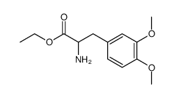 3-(3,4-dimethoxyphenyl)alanine ethyl ester结构式