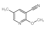 2-甲氧基-5-甲基烟腈结构式