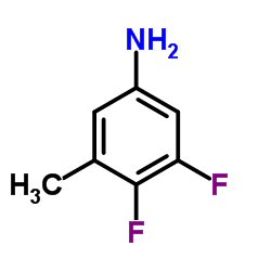 3,4-Difluoro-5-methylaniline Structure