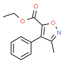 5-Isoxazolecarboxylicacid,3-methyl-4-phenyl-,ethylester(9CI)结构式