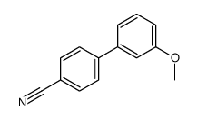 3'-METHOXY-[1,1'-BIPHENYL]-4-CARBONITRILE structure