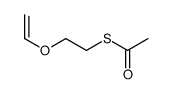 S-(2-ethenoxyethyl) ethanethioate结构式