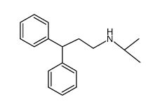 N-isopropyl-3,3-diphenylpropan-1-amine结构式