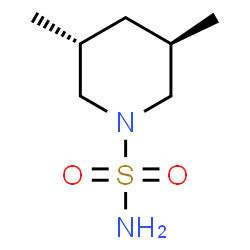 1-Piperidinesulfonamide,3,5-dimethyl-,trans-(8CI)结构式