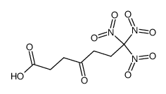 7,7,7-trinitro-4-oxoheptanoic acid结构式