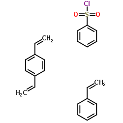 磺酰氯聚苯乙烯树脂交联结构式