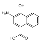 1-Naphthalenecarboxylicacid,3-amino-4-hydroxy-(9CI) Structure