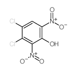 Phenol,3,4-dichloro-2,6-dinitro-结构式