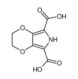 3,4-乙烯二氧基吡咯-2,5-二羧酸结构式