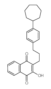 1,4-Naphthalenedione,2-[3-(4-cycloheptylphenyl)propyl]-3-hydroxy- picture
