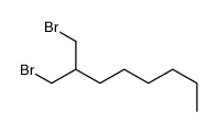 1-bromo-2-(bromomethyl)octane Structure