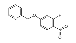 2-[(3-fluoro-4-nitrophenoxy)methyl]pyridine Structure