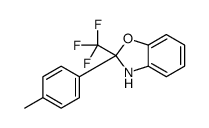 2-(4-methylphenyl)-2-(trifluoromethyl)-3H-1,3-benzoxazole结构式