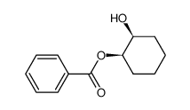 (1R,2S)-cis-benzoic acid 2-hydroxycyclohexyl ester Structure