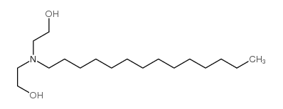 2-[2-hydroxyethyl(tetradecyl)amino]ethanol Structure