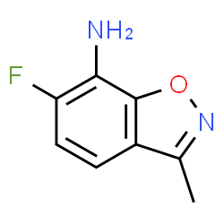 1,2-Benzisoxazol-7-amine,6-fluoro-3-methyl-(9CI) structure