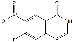 6-fluoro-7-nitroisoquinolin-1(2H)-one结构式