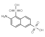 2-aminonaphthalene-1,6-disulfonic acid structure