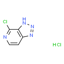 4-氯-3H-[1,2,3]三唑并[4,5-c]吡啶盐酸盐结构式
