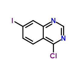 4-氯-7-碘喹唑啉结构式