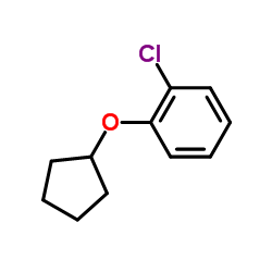 1-Chloro-2-cyclopentyloxy-benzene结构式