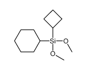 cyclobutyl-cyclohexyl-dimethoxysilane结构式