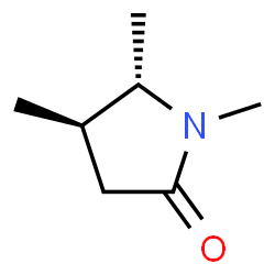 2-Pyrrolidinone,1,4,5-trimethyl-,(4R,5S)-rel-(9CI) structure