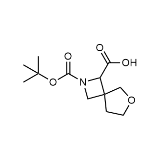 2-(叔丁氧羰基)-6-氧杂-2-氮杂螺环[3.4]辛烷-1-羧酸结构式