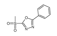 2-(methylsulfonyl)-5-phenyl-1,3,4-oxadiazole Structure