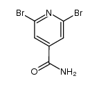 2,6-dibromo-4-amidopyridine Structure