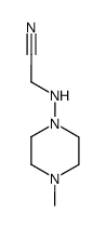 Acetonitrile, [(4-methyl-1-piperazinyl)amino]- (8CI) structure