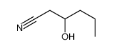 3-hydroxyhexanenitrile Structure