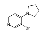 3-bromo-4-(pyrrolidin-1-yl)pyridine结构式