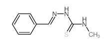 Hydrazinecarbothioamide,N-methyl-2-(phenylmethylene)-结构式