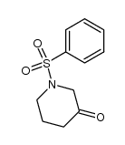 N-benzenesulfonyl-3-piperidone Structure