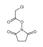 N-氯乙酰氧基-琥珀酰亚胺结构式