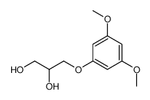 3-(3,5-dimethoxyphenoxy)propane-1,2-diol结构式