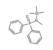 (Diphenylthiophosphinyl)-N-(trimethylsilyl)-methylamin Structure