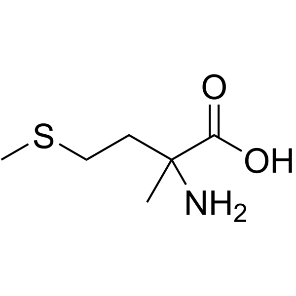 α-Methyl-DL-methionine Structure