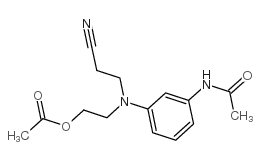 Acetamide,N-[3-[[2-(acetyloxy)ethyl](2-cyanoethyl)amino]phenyl]- structure