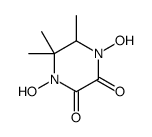 2,3-Piperazinedione,1,4-dihydroxy-5,5,6-trimethyl-(9CI) Structure